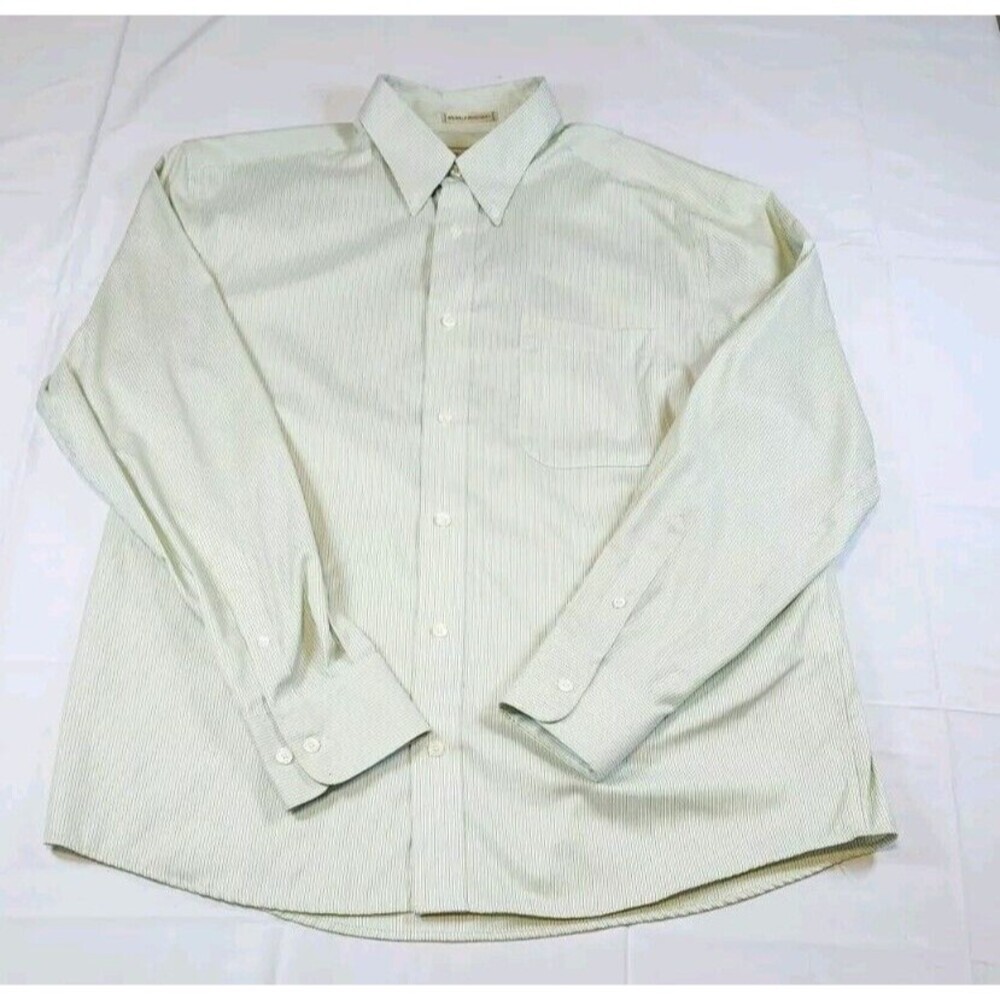 eddie bauer outfitter‎ Shirt Adult Large Button Up Long Sleeve Striped